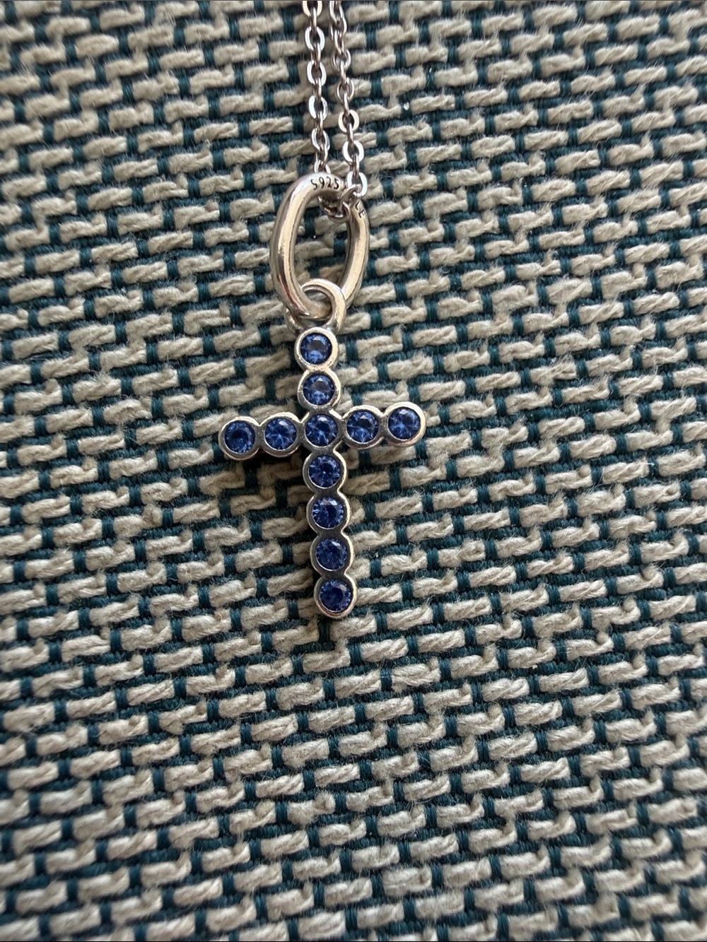 Pandora Cross Pendant on a chain